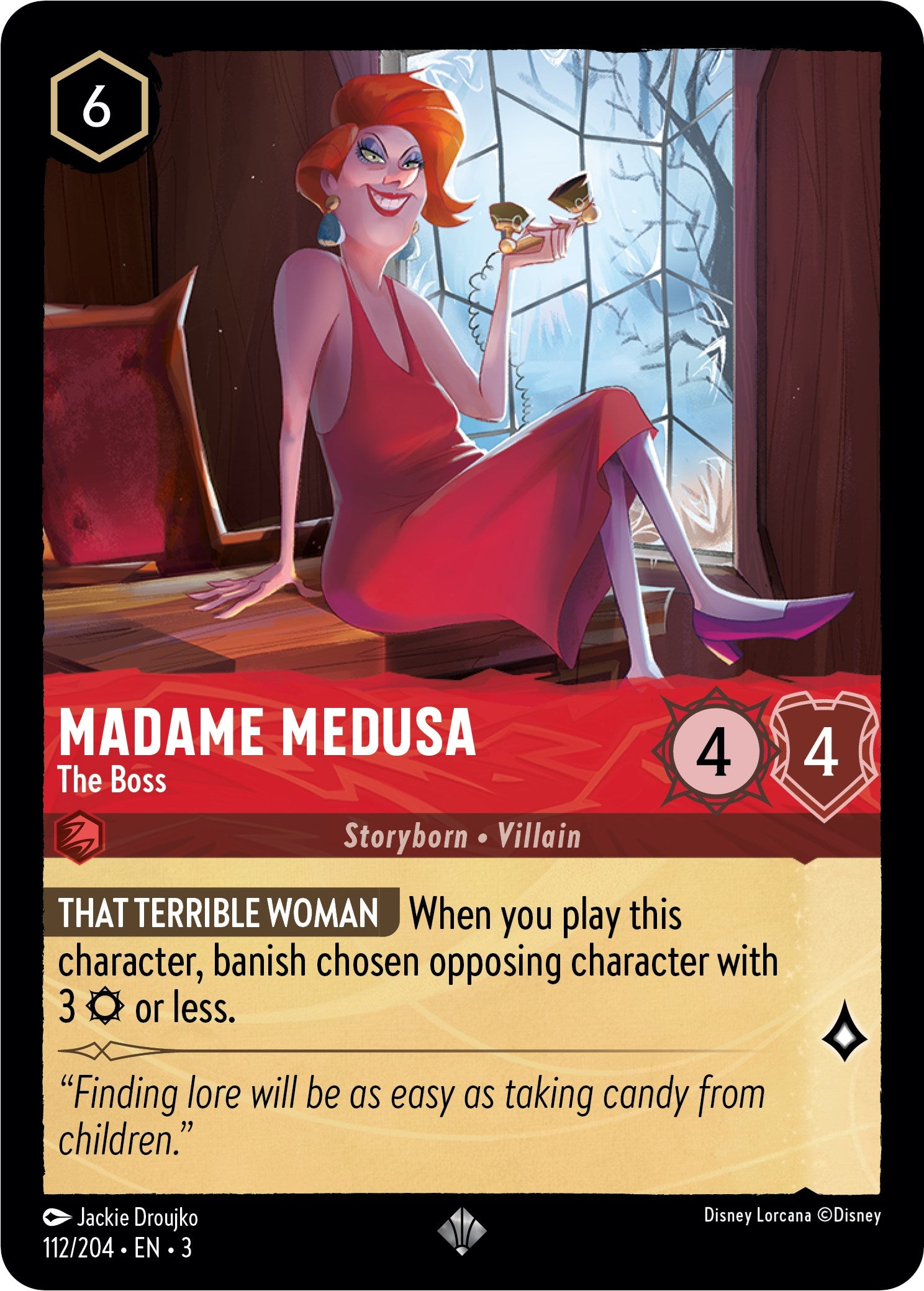 Madame Medusa - The Boss (112/204) [Into the Inklands] | L.A. Mood Comics and Games
