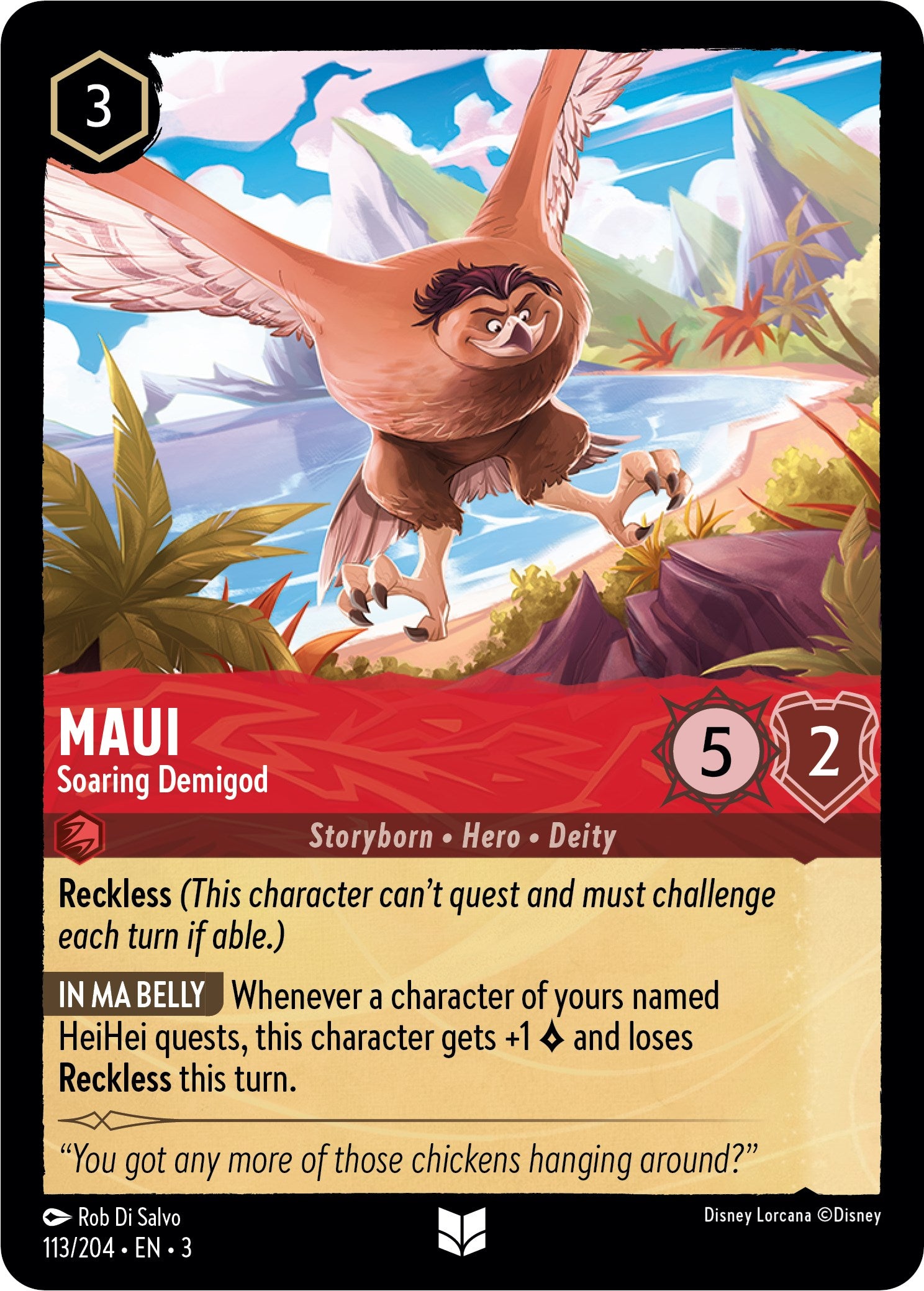 Maui - Soaring Demigod (113//204) [Into the Inklands] | L.A. Mood Comics and Games