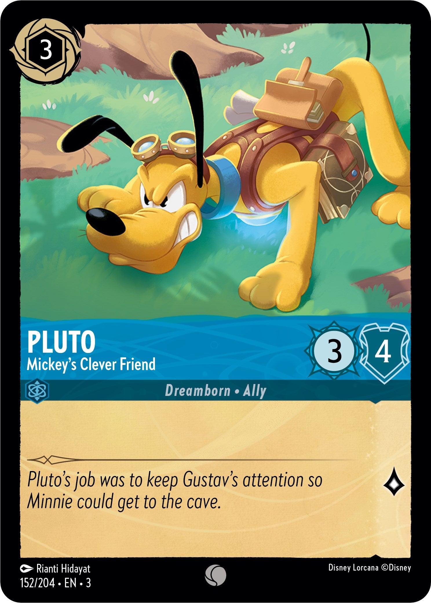 Pluto - Mickey's Clever Friend (152/204) [Into the Inklands] | L.A. Mood Comics and Games