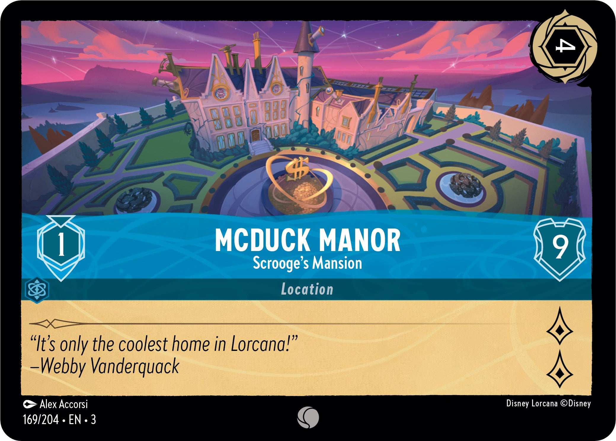 McDuck Manor - Scrooge's Mansion (169/204) [Into the Inklands] | L.A. Mood Comics and Games