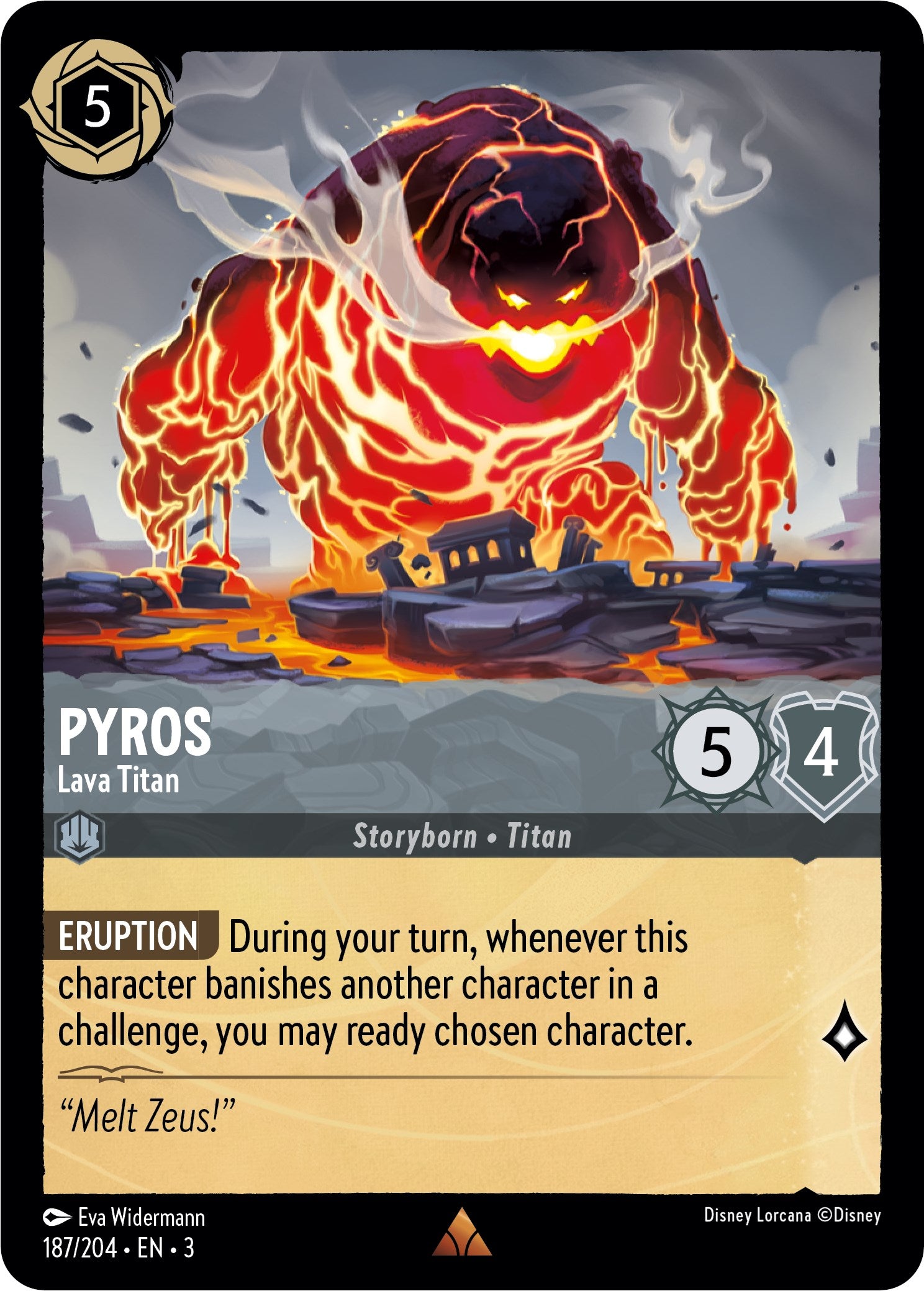 Pyros - Lava Titan (187/204) [Into the Inklands] | L.A. Mood Comics and Games