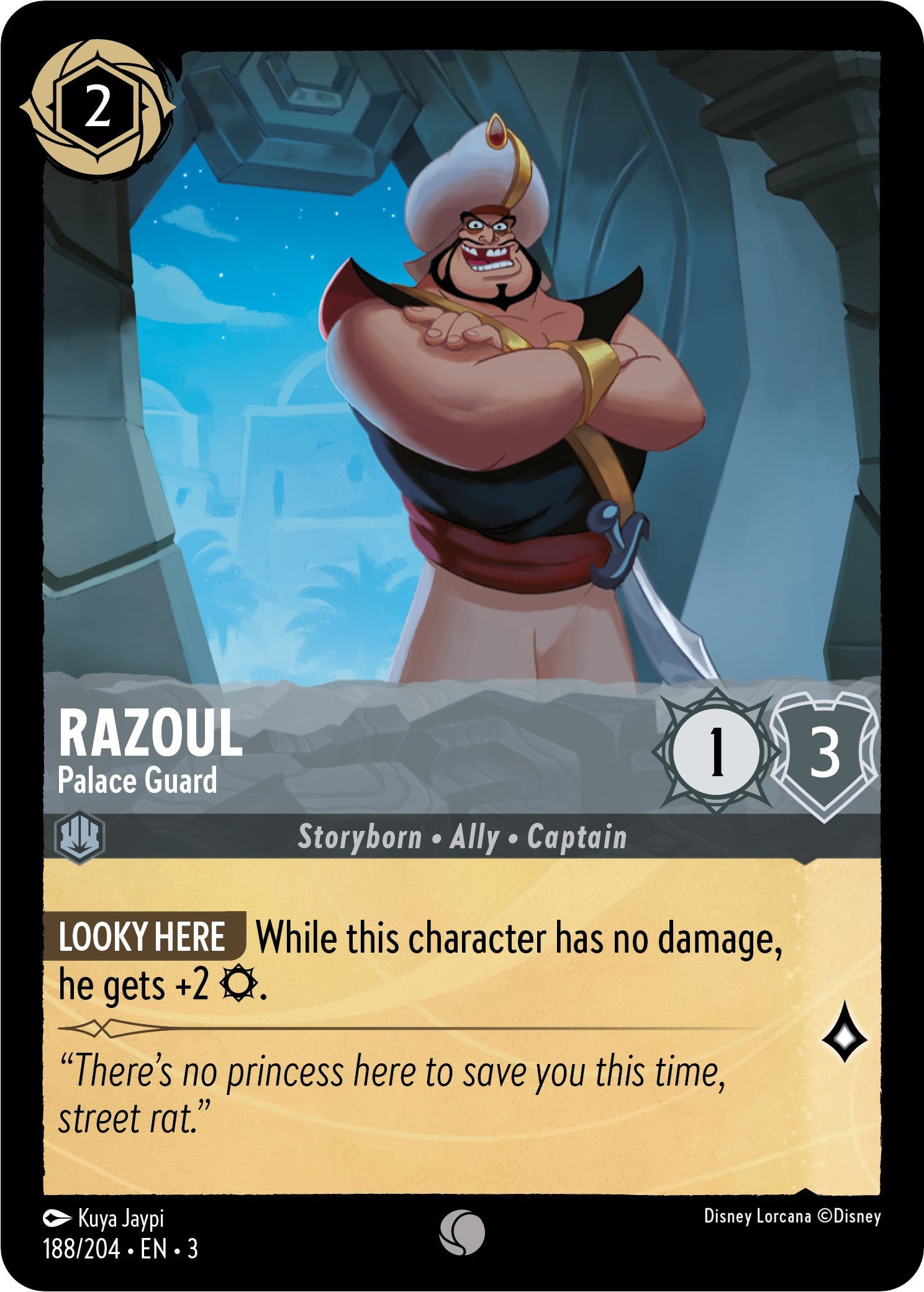 Razoul - Palace Guard (188/204) [Into the Inklands] | L.A. Mood Comics and Games