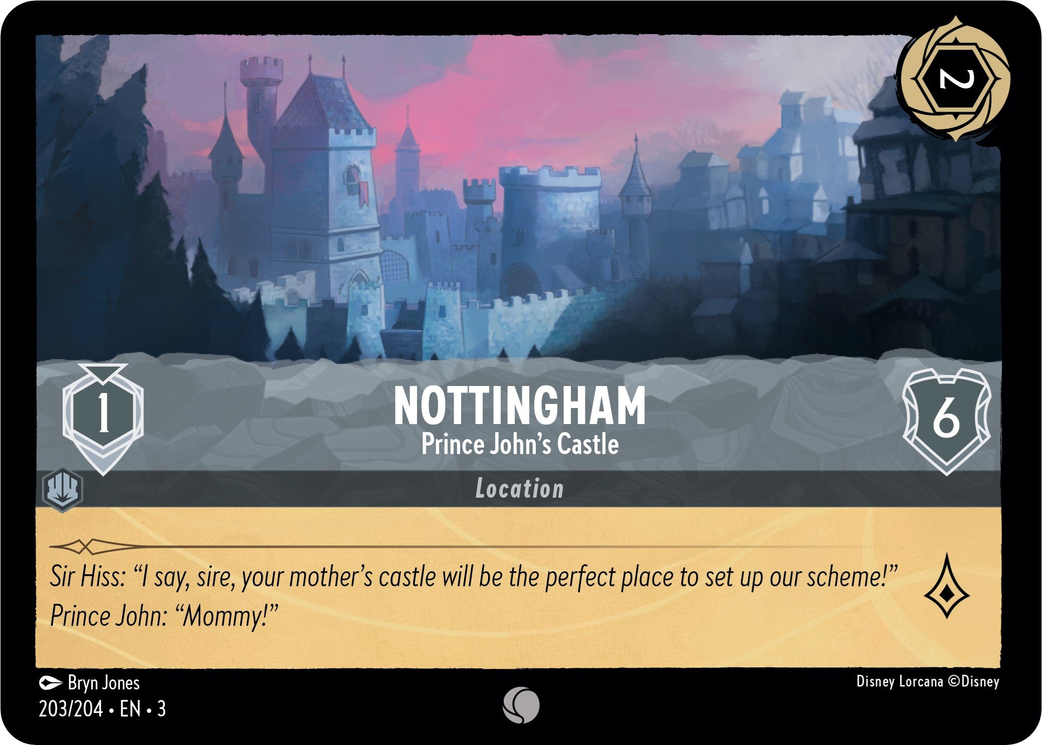 Nottingham - Prince John's Castle (203/204) [Into the Inklands] | L.A. Mood Comics and Games