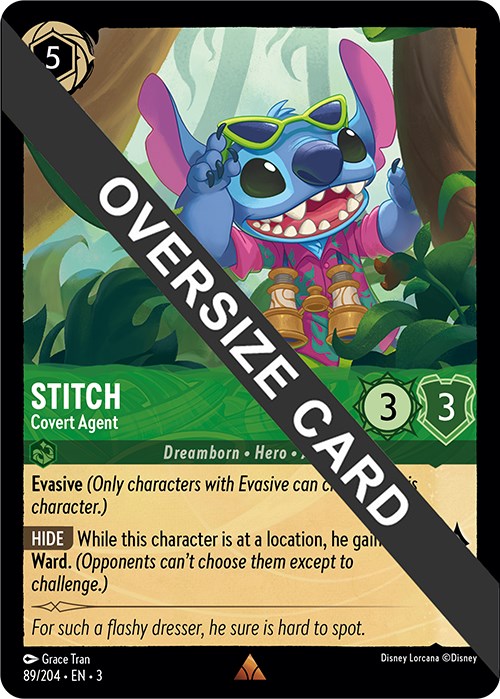 Stitch - Covert Agent (Oversized) (89//204) [Into the Inklands] | L.A. Mood Comics and Games