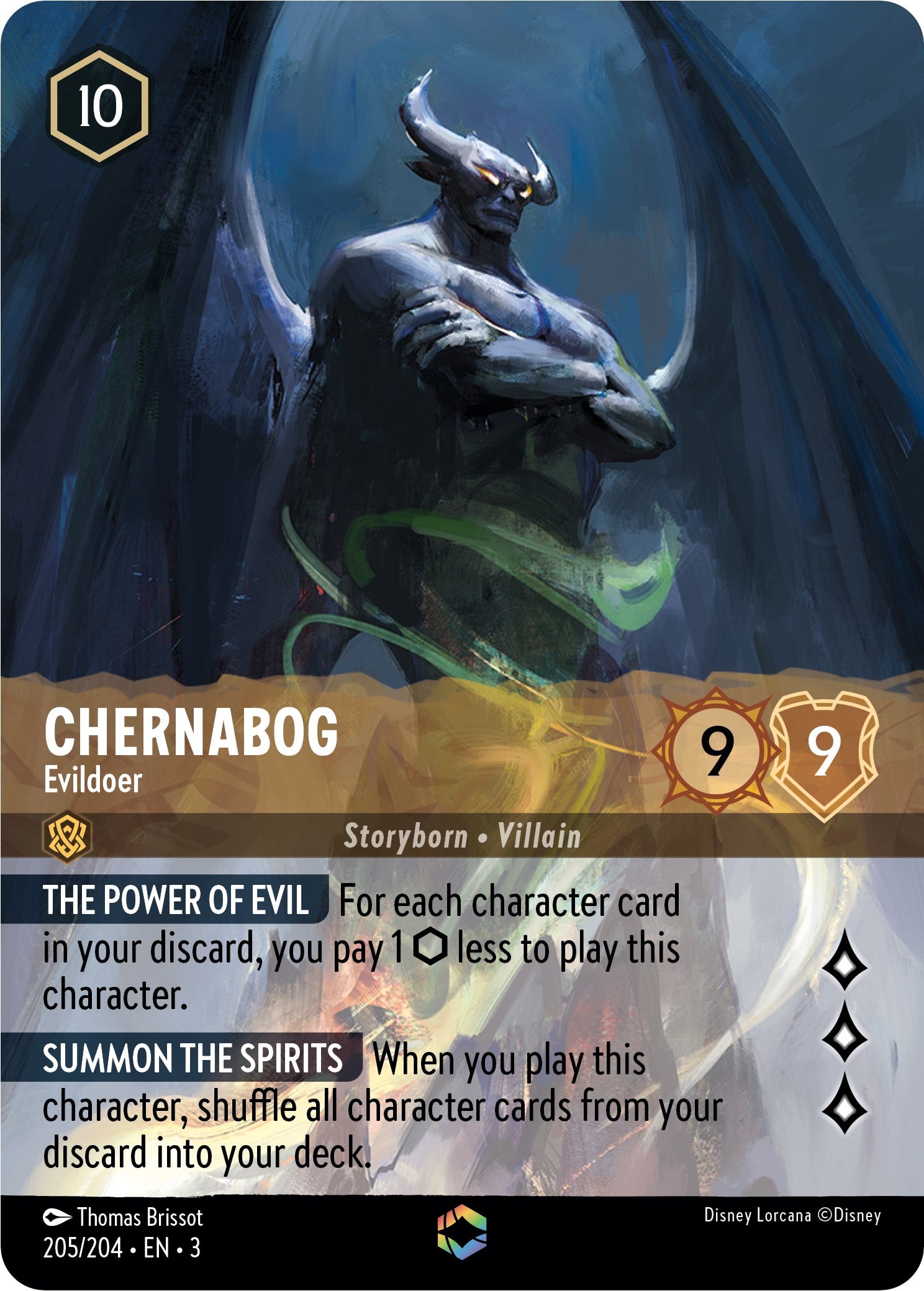 Chernabog - Evildoer (Enchanted) (205/204) [Into the Inklands] | L.A. Mood Comics and Games