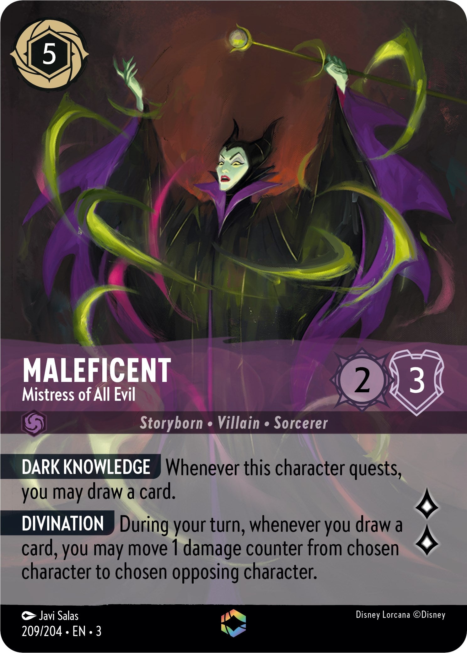 Maleficent - Mistress of All Evil (Enchanted) (209/204) [Into the Inklands] | L.A. Mood Comics and Games