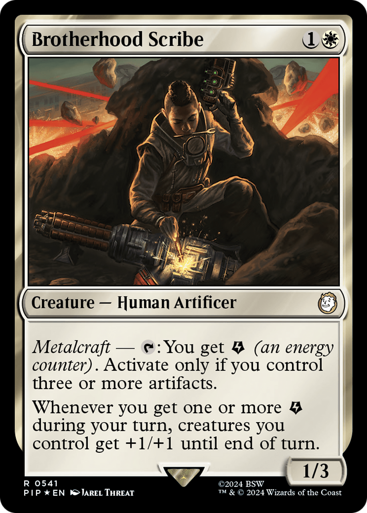 Brotherhood Scribe (Surge Foil) [Fallout] | L.A. Mood Comics and Games
