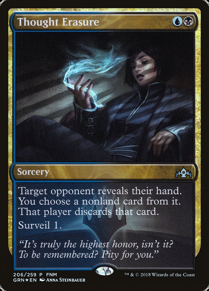 Thought Erasure (FNM) [Guilds of Ravnica Promos] | L.A. Mood Comics and Games
