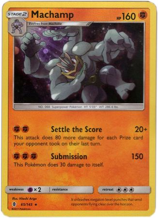 Machamp (65/145) (Cosmos Holo) [Sun & Moon: Guardians Rising] | L.A. Mood Comics and Games