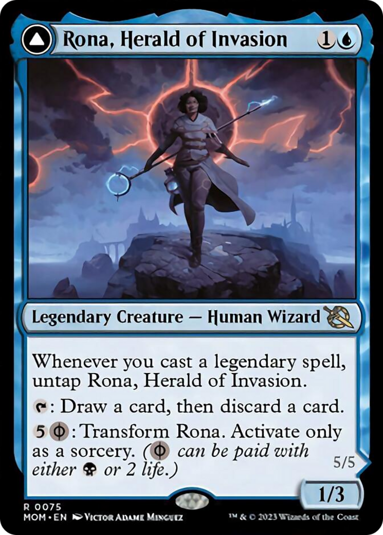 Rona, Herald of Invasion // Rona, Tolarian Obliterator [March of the Machine] | L.A. Mood Comics and Games