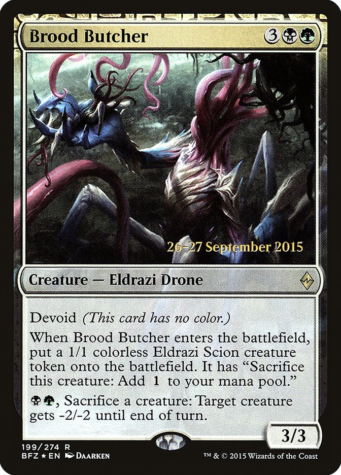 Brood Butcher [Battle for Zendikar Prerelease Promos] | L.A. Mood Comics and Games