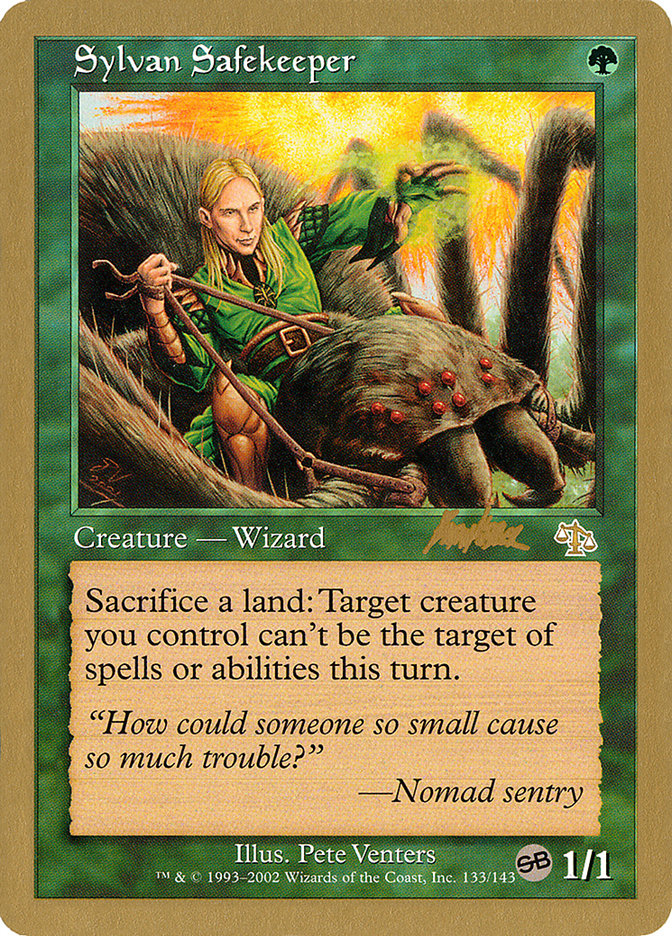 Sylvan Safekeeper (Brian Kibler) (SB) [World Championship Decks 2002] | L.A. Mood Comics and Games