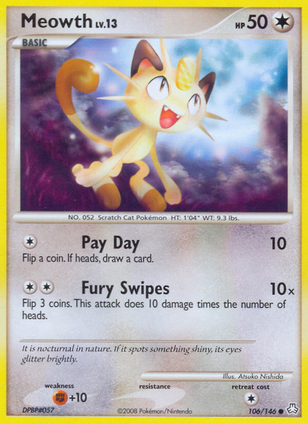 Meowth (106/146) [Diamond & Pearl: Legends Awakened] | L.A. Mood Comics and Games