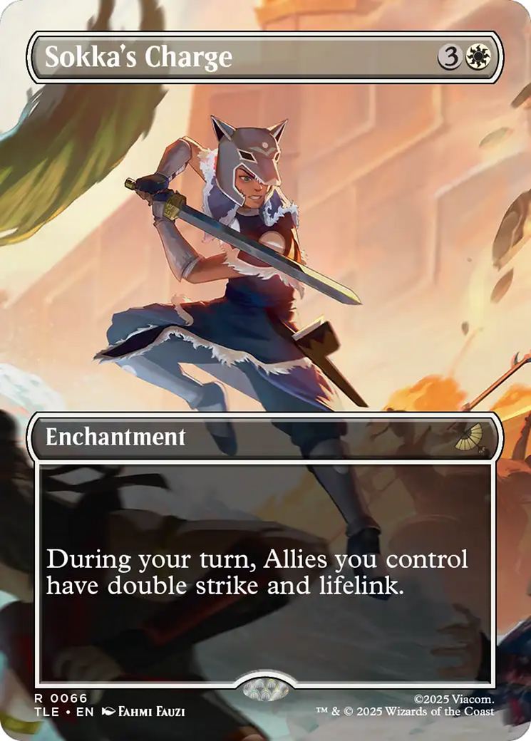 Sokka's Charge (Borderless) [Avatar: The Last Airbender: Eternal-Legal] | L.A. Mood Comics and Games