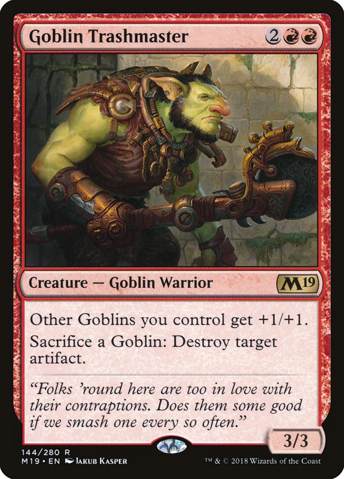 Goblin Trashmaster [Core Set 2019] | L.A. Mood Comics and Games