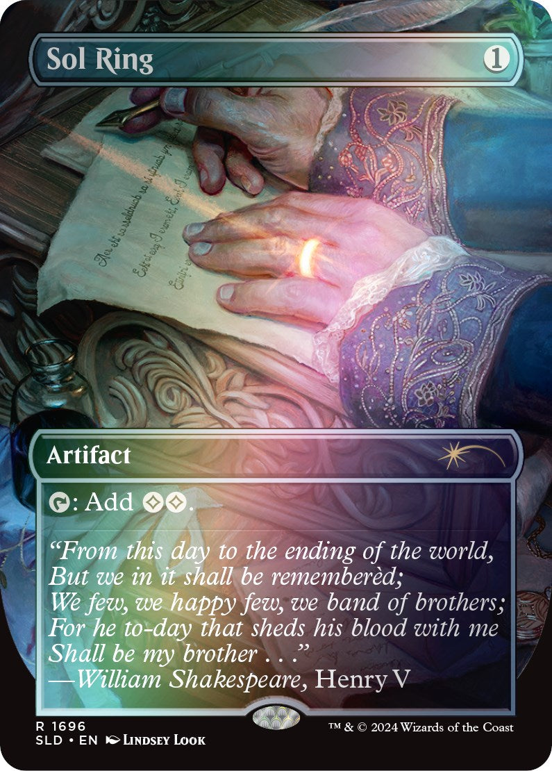 Sol Ring (1696) (Rainbow Foil) [Secret Lair: Sheldon's Spellbook] | L.A. Mood Comics and Games