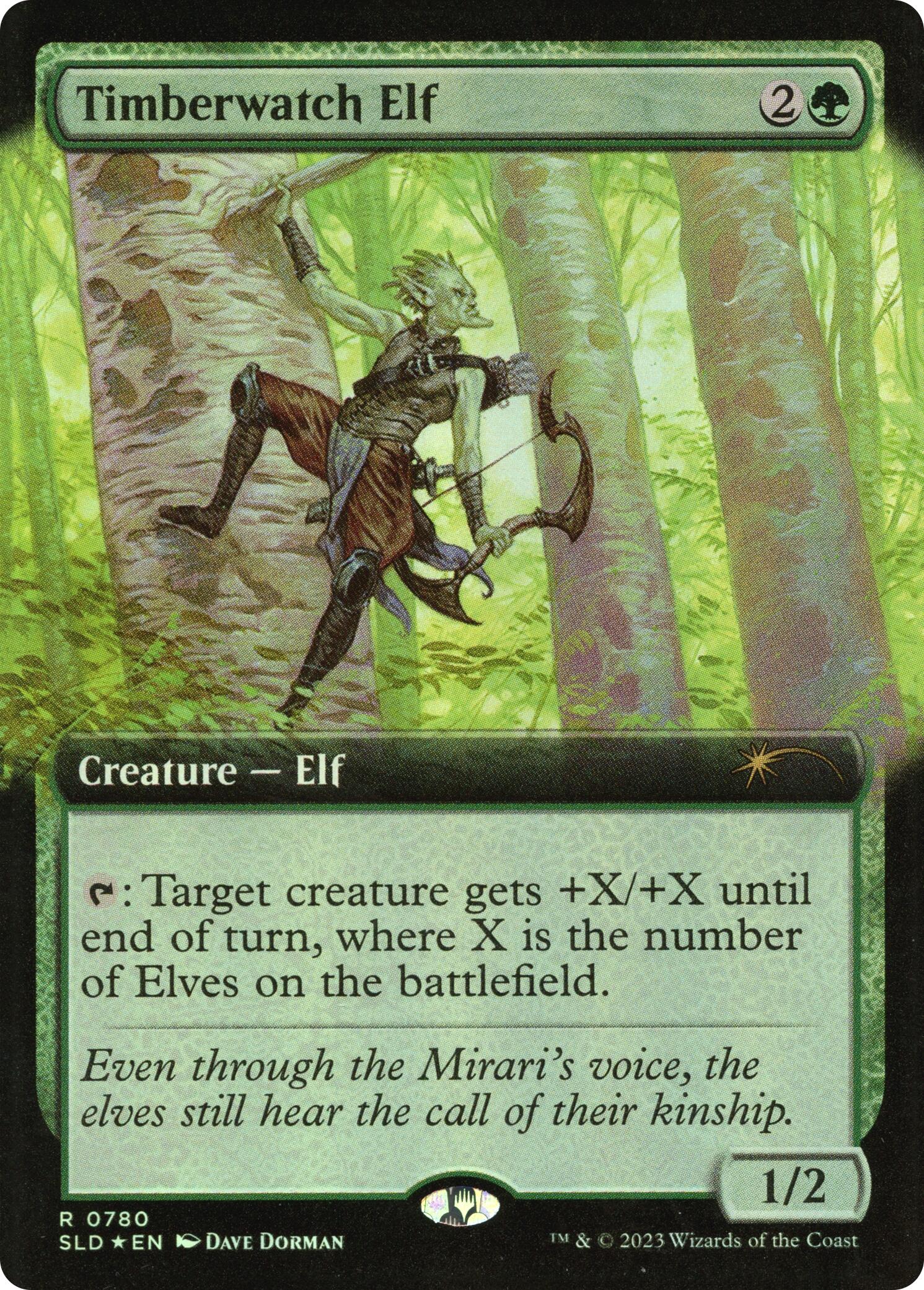 Timberwatch Elf (Extended Art) [Secret Lair Drop Series] | L.A. Mood Comics and Games