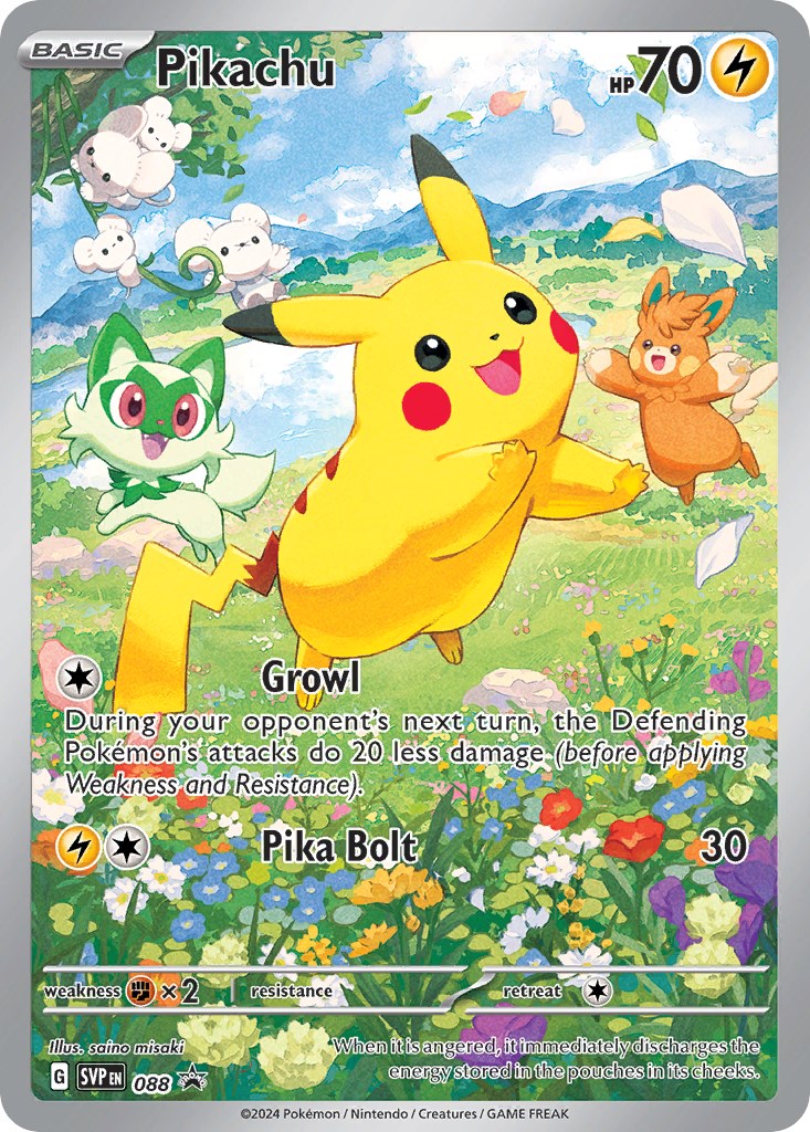 Pikachu (088) [Scarlet & Violet: Black Star Promos] | L.A. Mood Comics and Games