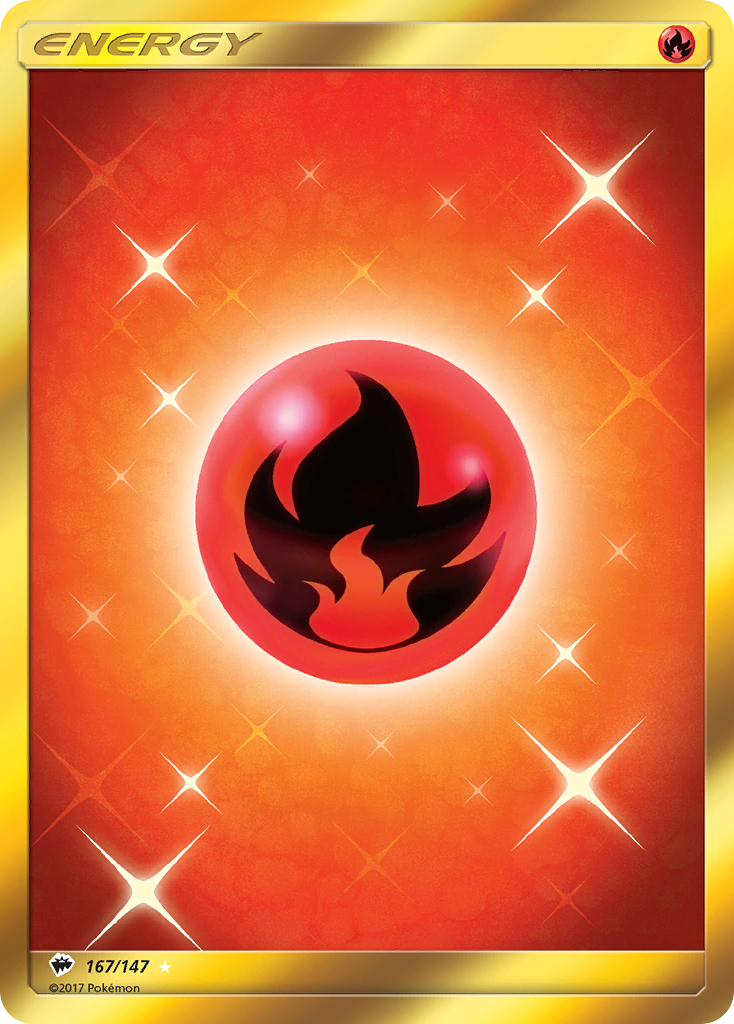 Fire Energy (167/147) [Sun & Moon: Burning Shadows] | L.A. Mood Comics and Games