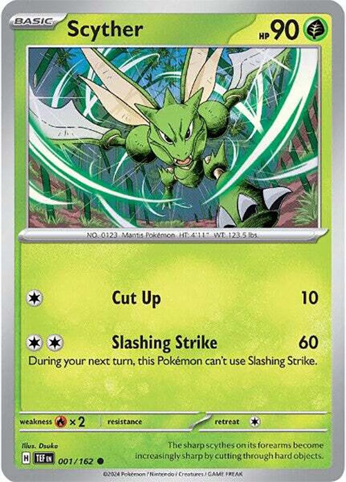 Scyther (001/162) [Scarlet & Violet: Temporal Forces] | L.A. Mood Comics and Games