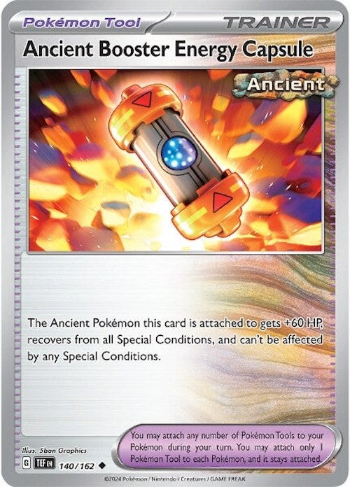 Ancient Booster Energy Capsule (140/162) [Scarlet & Violet: Temporal Forces] | L.A. Mood Comics and Games