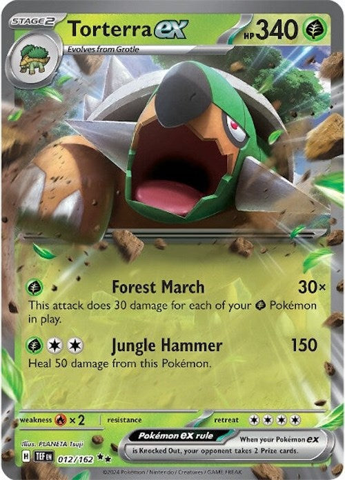 Torterra ex (012/162) [Scarlet & Violet: Temporal Forces] | L.A. Mood Comics and Games
