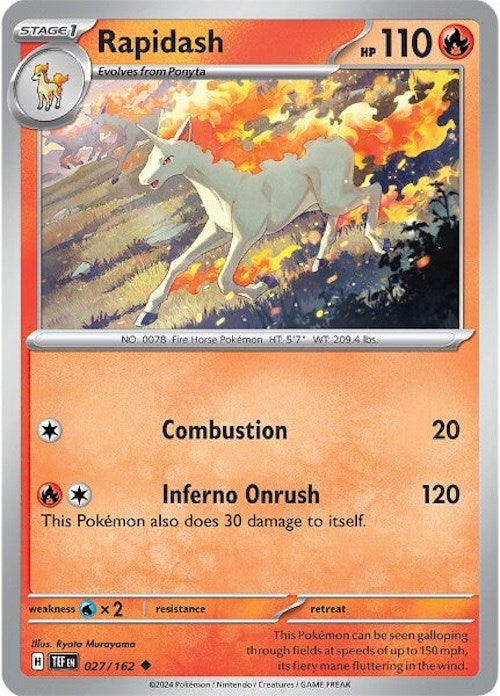 Rapidash (027/162) [Scarlet & Violet: Temporal Forces] | L.A. Mood Comics and Games