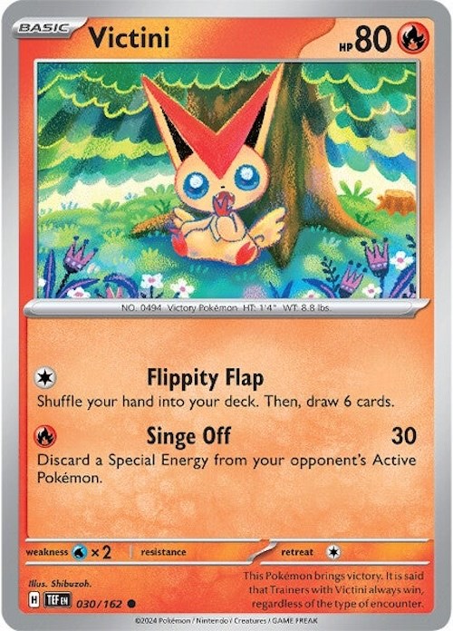 Victini (030/162) [Scarlet & Violet: Temporal Forces] | L.A. Mood Comics and Games