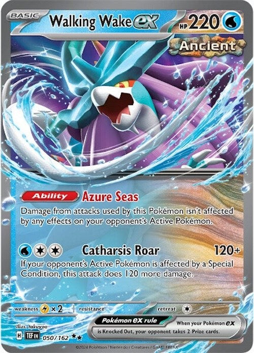 Walking Wake ex (050/162) [Scarlet & Violet: Temporal Forces] | L.A. Mood Comics and Games