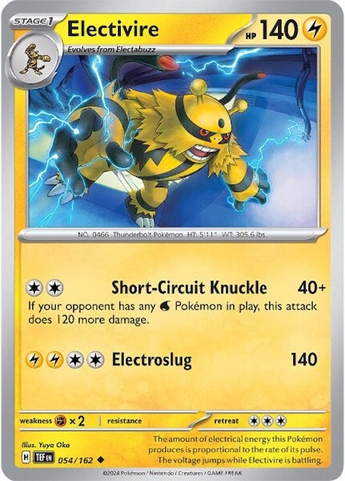 Electivire (054/162) [Scarlet & Violet: Temporal Forces] | L.A. Mood Comics and Games
