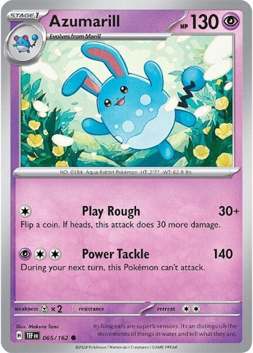 Azumarill (065/162) [Scarlet & Violet: Temporal Forces] | L.A. Mood Comics and Games