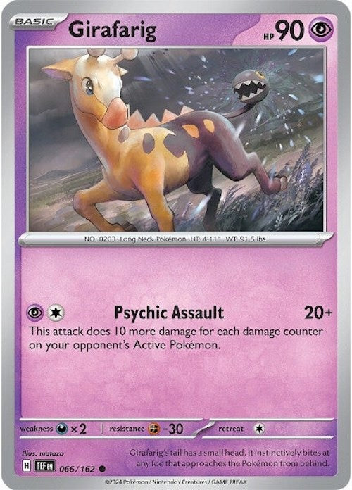Girafarig (066/162) [Scarlet & Violet: Temporal Forces] | L.A. Mood Comics and Games