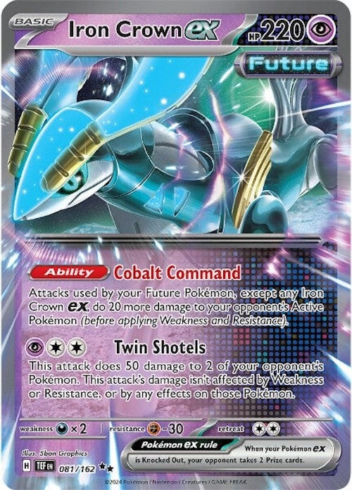 Iron Crown ex (081/162) [Scarlet & Violet: Temporal Forces] | L.A. Mood Comics and Games