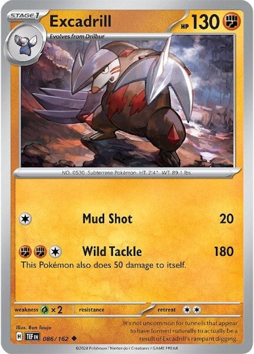 Excadrill (086/162) [Scarlet & Violet: Temporal Forces] | L.A. Mood Comics and Games