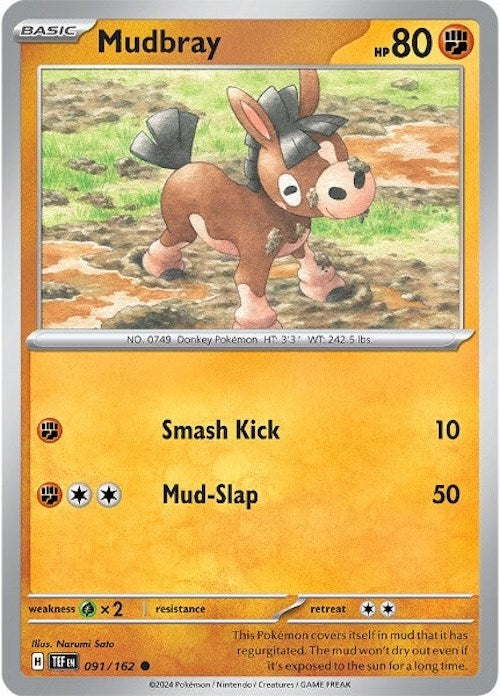 Mudbray (091/162) [Scarlet & Violet: Temporal Forces] | L.A. Mood Comics and Games