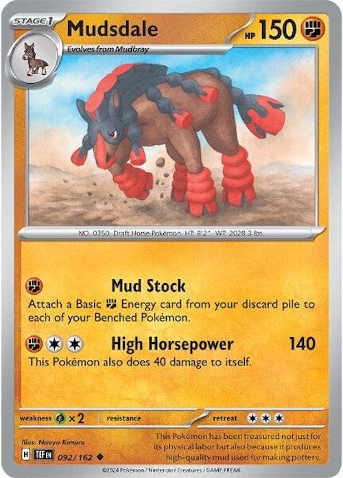 Mudsdale (092/162) [Scarlet & Violet: Temporal Forces] | L.A. Mood Comics and Games