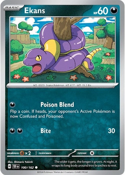 Ekans (100/162) [Scarlet & Violet: Temporal Forces] | L.A. Mood Comics and Games