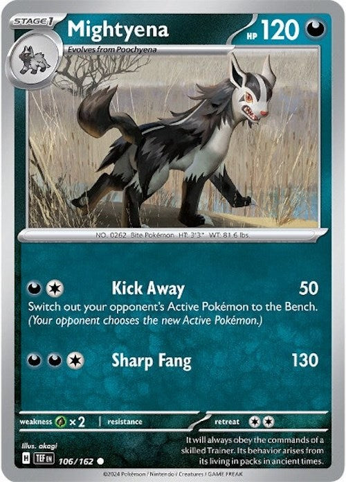 Mightyena (106/162) [Scarlet & Violet: Temporal Forces] | L.A. Mood Comics and Games