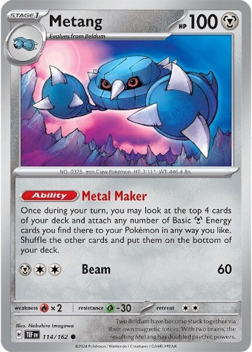 Metang (114/162) [Scarlet & Violet: Temporal Forces] | L.A. Mood Comics and Games