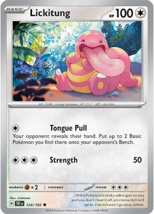 Lickitung (124/162) [Scarlet & Violet: Temporal Forces] | L.A. Mood Comics and Games