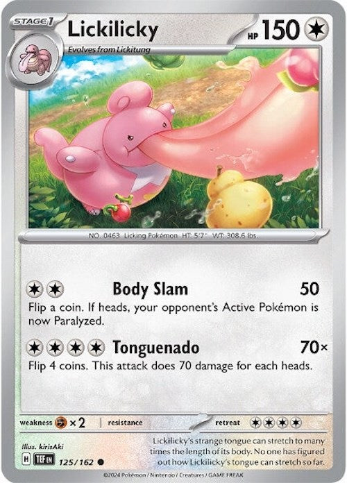 Lickilicky (125/162) [Scarlet & Violet: Temporal Forces] | L.A. Mood Comics and Games