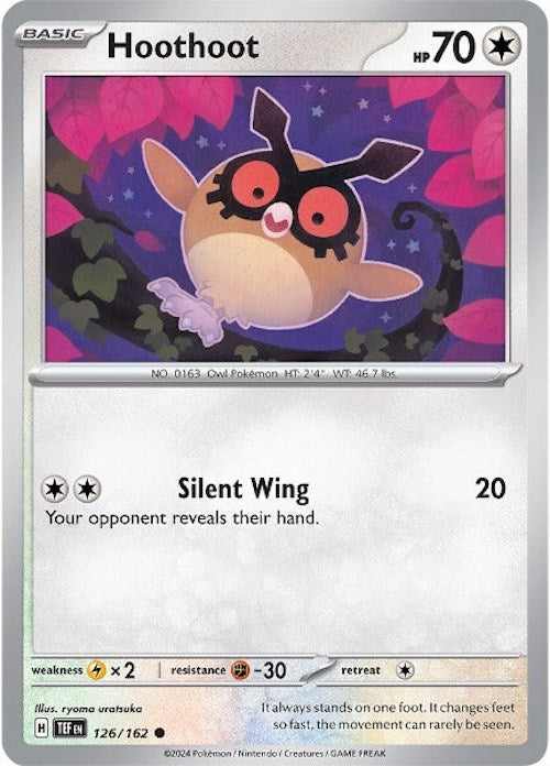 Hoothoot (126/162) [Scarlet & Violet: Temporal Forces] | L.A. Mood Comics and Games