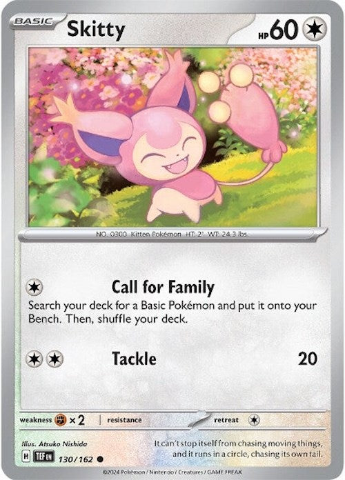 Skitty (130/162) [Scarlet & Violet: Temporal Forces] | L.A. Mood Comics and Games