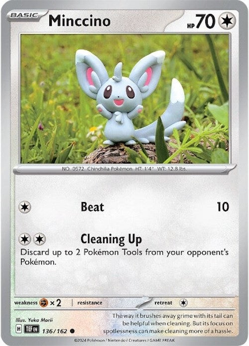 Minccino (136/162) [Scarlet & Violet: Temporal Forces] | L.A. Mood Comics and Games
