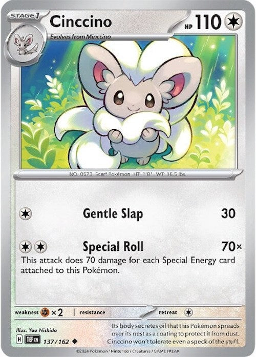 Cinccino (137/162) [Scarlet & Violet: Temporal Forces] | L.A. Mood Comics and Games