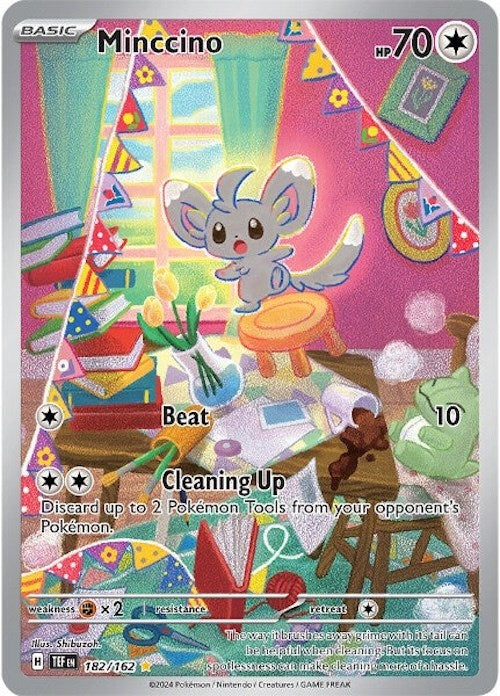 Minccino (182/162) [Scarlet & Violet: Temporal Forces] | L.A. Mood Comics and Games