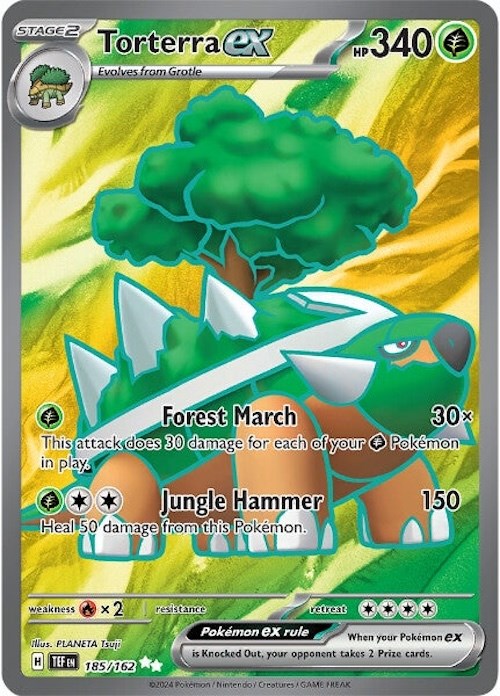 Torterra ex (185/162) [Scarlet & Violet: Temporal Forces] | L.A. Mood Comics and Games