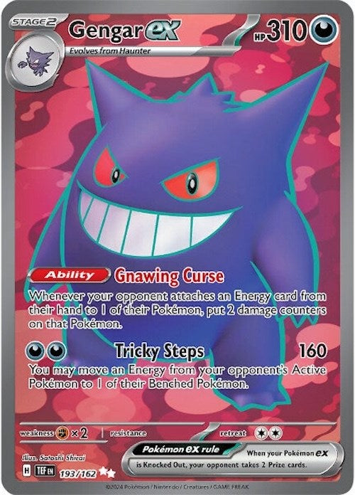 Gengar ex (193/162) [Scarlet & Violet: Temporal Forces] | L.A. Mood Comics and Games