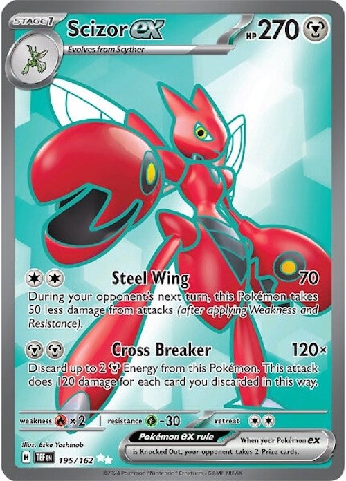 Scizor ex (195/162) [Scarlet & Violet: Temporal Forces] | L.A. Mood Comics and Games