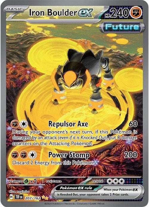 Iron Boulder ex (207/162) [Scarlet & Violet: Temporal Forces] | L.A. Mood Comics and Games